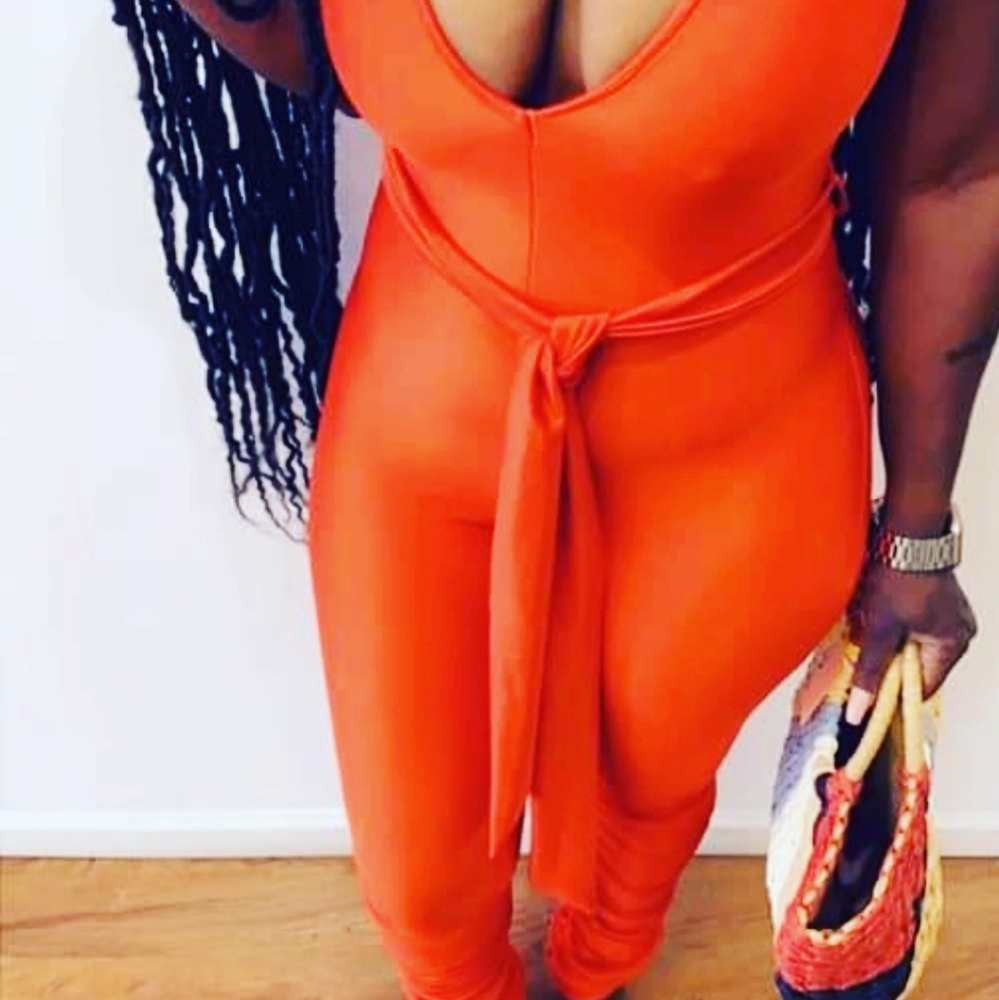 red Jumpsuit